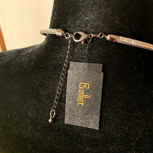 Elegant Rhinestone Choker Necklace by Ballet - Picture 4 of 7